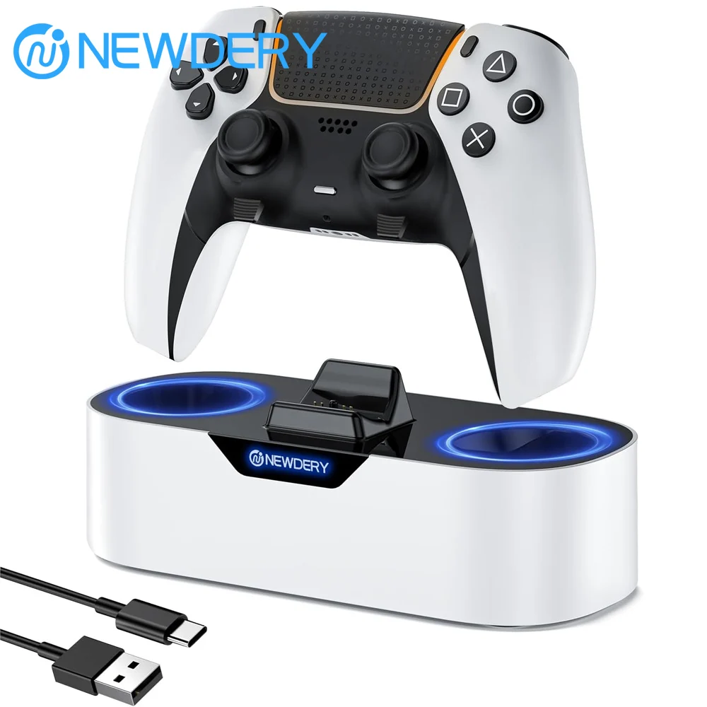 NEWDERY PS5 DualSense Controller Charging Dock - Image 1