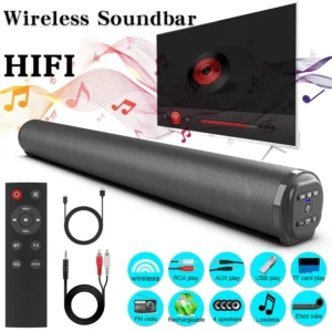 Wireless TV Soundbar with Subwoofer & Bluetooth