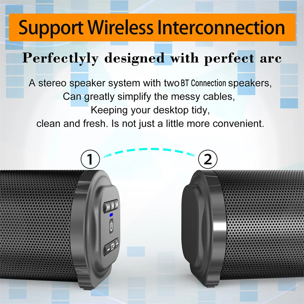 Wireless TV Soundbar with Subwoofer & Bluetooth - Image 2