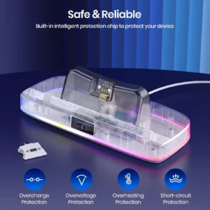 NEWDERY PS Portal Charging Dock with RGB Light - Thumbnail Image 6