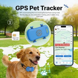 4G GPS Pet Tracker for Dogs & Cats