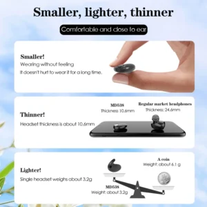 Ultra-Thin 5.3 Wireless Sleep Headphones - Thumbnail Image 4