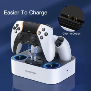 PS5 DualSense Controller Charging Station, Fast Charging Dock - Thumbnail Image 5