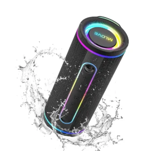 MLOVE E80 Portable Bluetooth Speaker with RGB Lighting