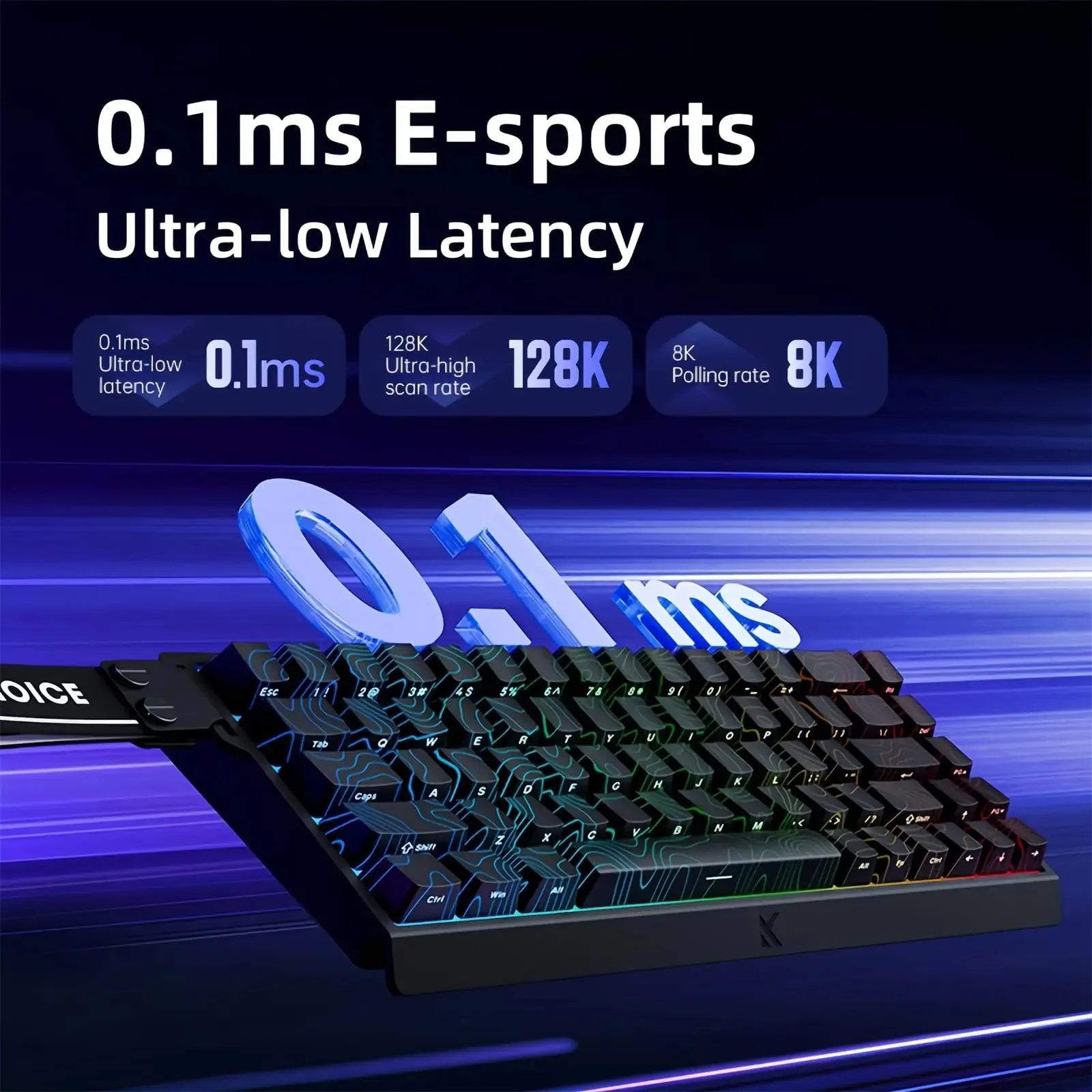 MCHOSE ACE 68 Magnetic Switch Gaming Keyboard - Image 4