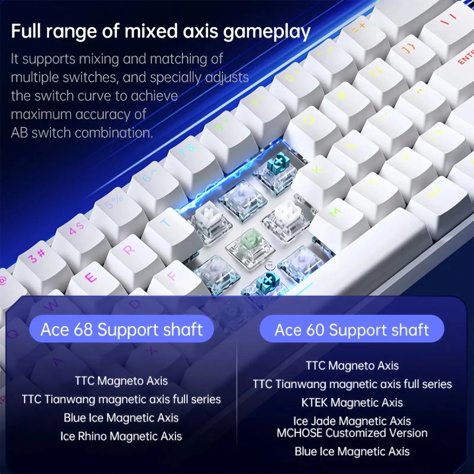 MCHOSE ACE 68 Magnetic Switch Gaming Keyboard - Image 2