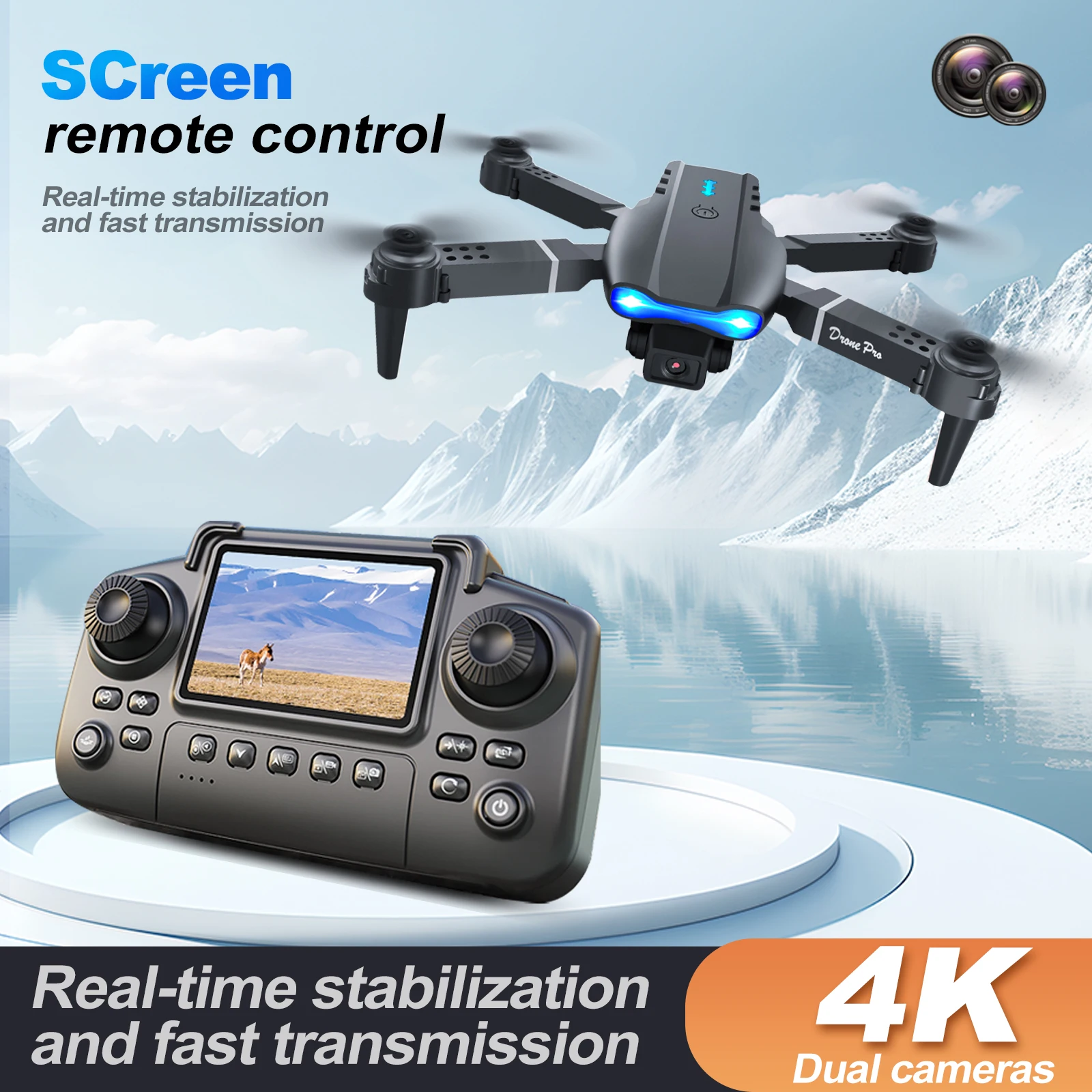 ZNLYRION E99 Pro 4K Dual-Camera RC Drone - Image 5
