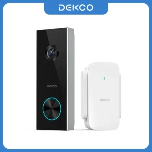 DEKCO 3MP Wireless Video Doorbell with AI Detection