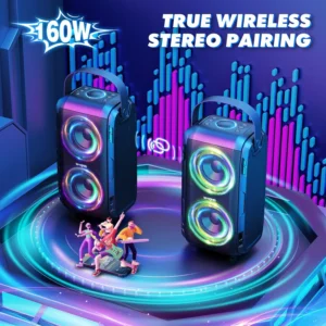 W-KING T9-2 80W RMS Portable Bluetooth Party Speaker - Thumbnail Image 4